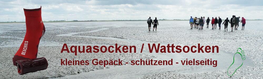 Wattsocken / Aquasocken, statt Gummistiefel bei Wattwanderungen