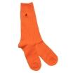 Swole Panda Socks - Bamboo Socks - Tangerine Orange Socken (Größe 40-45)