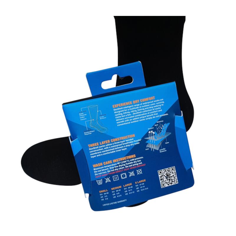 Dexshell, wasserdichte Socken in schwarz mit Verpackung