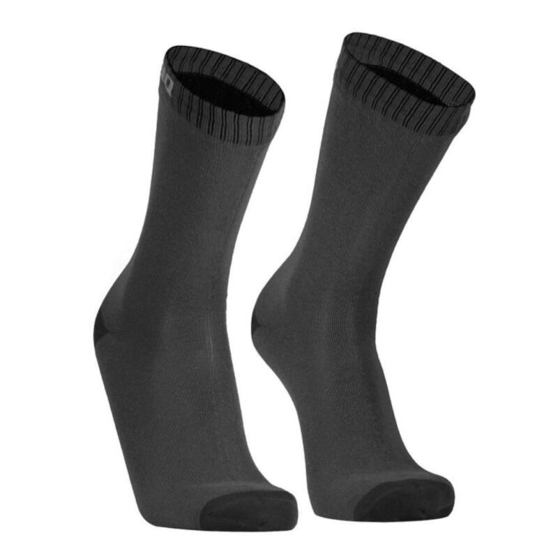Dexshell, sehr dünne wasserdichte Socken in anthrazit mit hellgrauem Logo