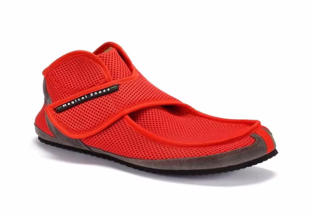 MS Recovery rot-ultraleichte Magical Shoes - Klettverschlu&szlig;- Barfu&szlig;schuhe