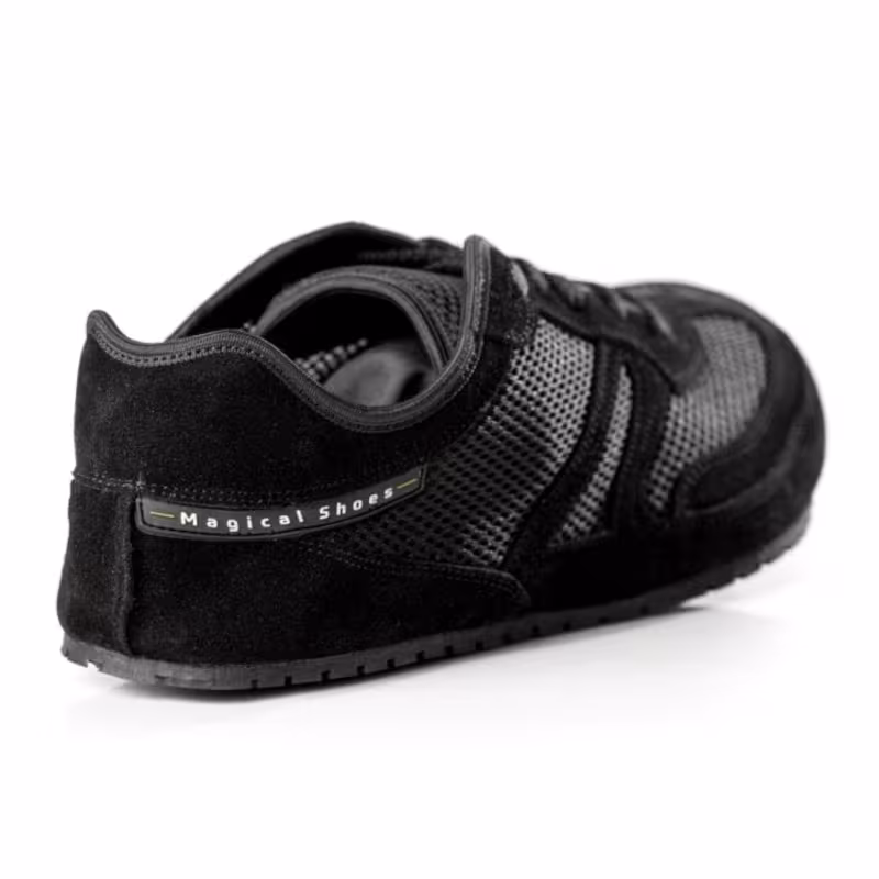 Magical Shoes Receptor Explorer schwarz- ultraleichte Schn&uuml;r Barfu&szlig;schuhe