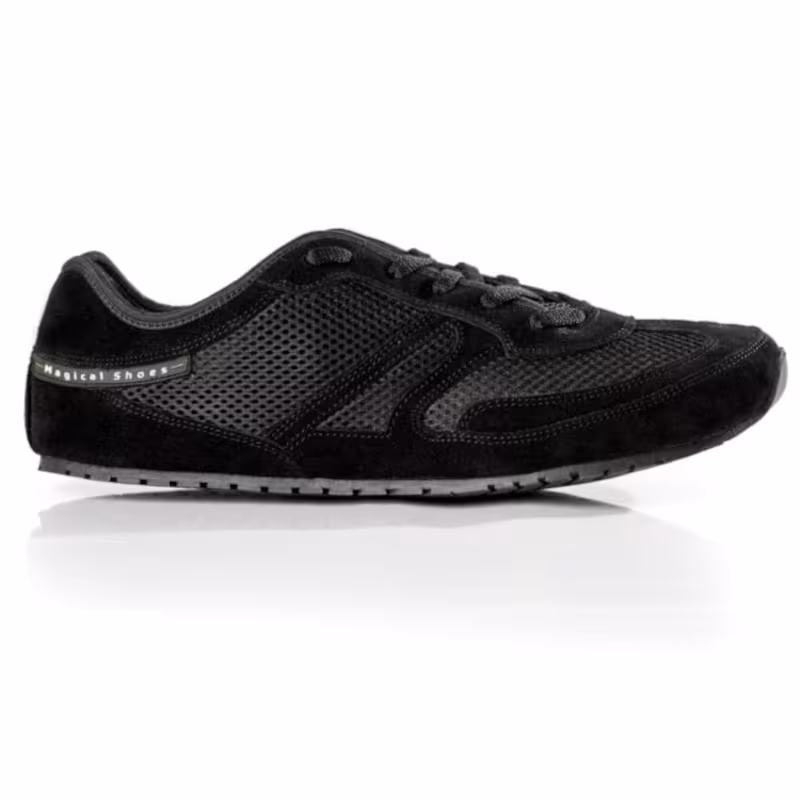 Magical Shoes Receptor Explorer schwarz- ultraleichte Schn&uuml;r Barfu&szlig;schuhe