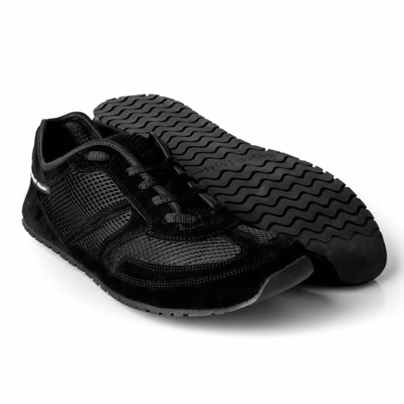 Magical Shoes Receptor Explorer schwarz- ultraleichte Schn&uuml;r Barfu&szlig;schuhe