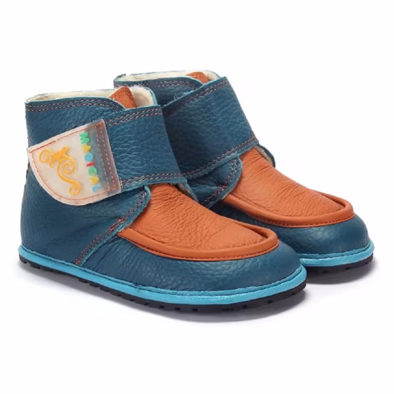 Magical Shoes Ziu Ziu blueberry Winter Kinder Barfu&szlig;schuhe