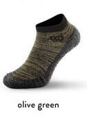 Skinners Socks | Barfussschuhe - Socken mit Sohlen und Zehenschutz - olive green