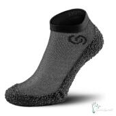 Skinners Socks | Barfussschuhe - Socken mit Sohlen und Zehenschutz - Monolith grey
