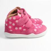 Blifestyle - Kinder Barfußschuhe- Loris Himbeer mit Blümchen Print