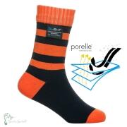 Kindersocken orange - wasserdicht und atmungsaktiv - 3lagig mit Membran
