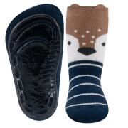 Ewers Kinder- Stoppersocken - Reh - 3D Optik - passerina