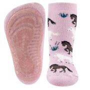 Ewers Kinder- Stoppersocken - Pferd - wildrose