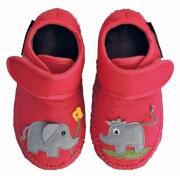 NANGA-Kinder Hausschuhe - Dumbo - rot