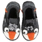 NANGA-Kinder Hausschuhe - Fuzzi Pingu - grau