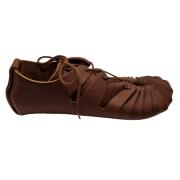 Papoutsi Regular Römersandalen charming choco- Barfußsandalen - handgefertigt