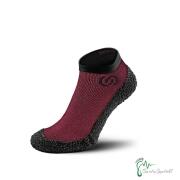 Skinners Socks | Barfussschuhe - Socken mit Sohlen und Zehenschutz - Bordeaux