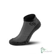 Skinners Socks | Barfussschuhe - Socken mit Sohlen und Zehenschutz - Monolith grey