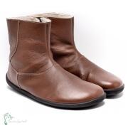 be lenka - Polar Winterbarfußschuhe-gefüttert-braun