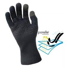 Dexshell, wasserdichte Handschuhe in schwarz. Mit Grip und Touchbildschirm-Funktion mit spezieller porelle Membran