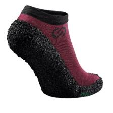 Skinners Socks | Barfussschuhe - Socken mit Sohlen und Zehenschutz - Bordeaux