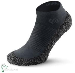 Skinners 2.0 - Anthracite - Barfussschuhe - vegane Socks mit Sohlen und Zehenschutz