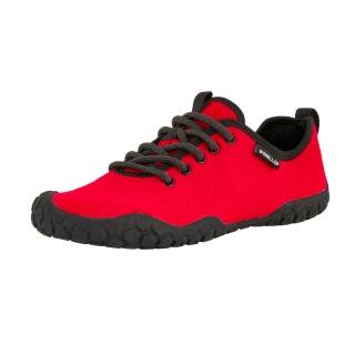 Ballop Sneaker aus Wolle in der Farbe rot schräg
