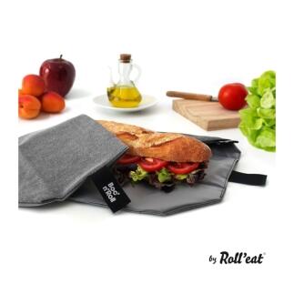 Roll'eat nachhaltige Pausenbrot-Verpackung - black