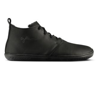 Aylla Shoes-Tiksi gefütterte Winter - Barfußschuhe-Herren - schwarz