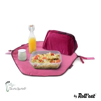 Roll′eat - Eat′n′out Mini Eco Lunchbag, 1.25l rot lila