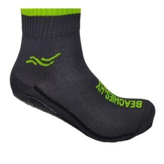 BEACHIES-HX Sohle- Wattsocken / Aquasocken-grau/grün