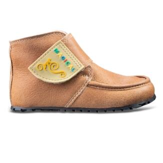 Winter Kinder Barfußschuhe Magical Shoes Ziu Ziu orange-braun