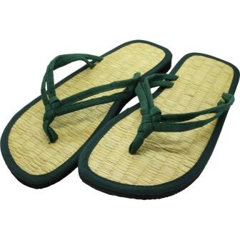 Zimtlatschen-Sandalen -Flip Flops-Siam Zweiband grün