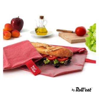 Roll'eat nachhaltige Pausenbrot-Verpackung - red