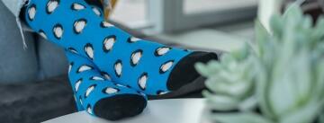 Mach die Welt bunter mit Swole Panda Socken