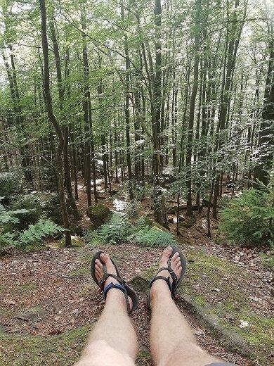 Erfahrungsbericht über den Niebelungensteig mit Aborigen Sandals!