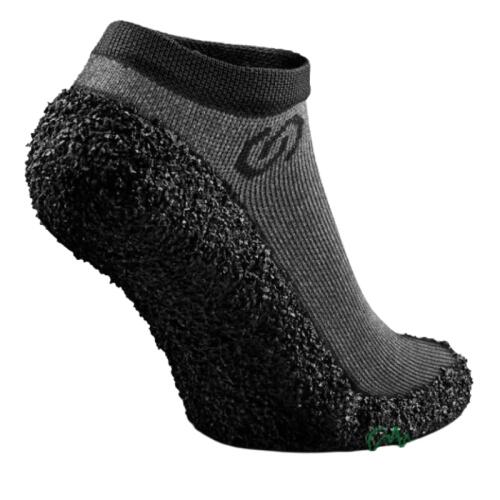 Skinners Socks | Barfussschuhe - Socken mit Sohlen und Zehenschutz - Monolith grey