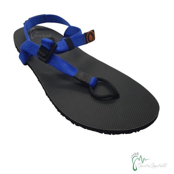 Huarache Aborigen Sandals -Totem V2_blau Frontansicht.jpg