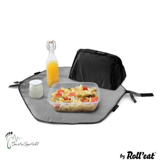 Roll′eat - Eat′n′out Mini Eco Lunchbag, 1.25l schwarz