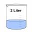 2 Liter Fassungsvermögen - Trinkblase / Wendeblase