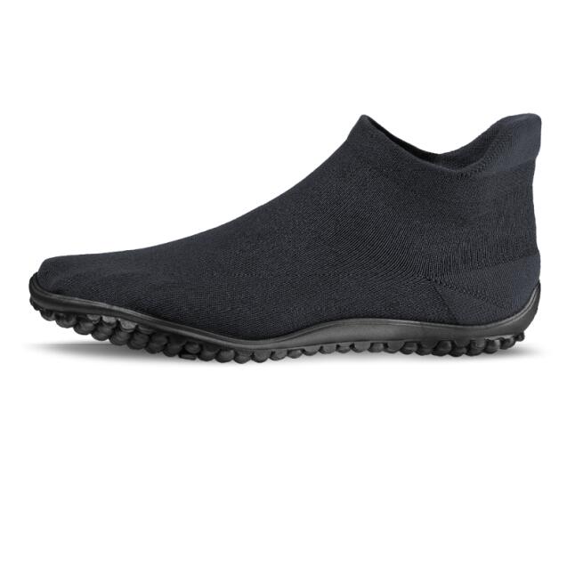 leguano sneaker | Barfussschuhe - Sockenschuhe - schwarz