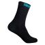 Dexshell, sehr dünne wasserdichte Socken in schwarz mit blauem Logo
