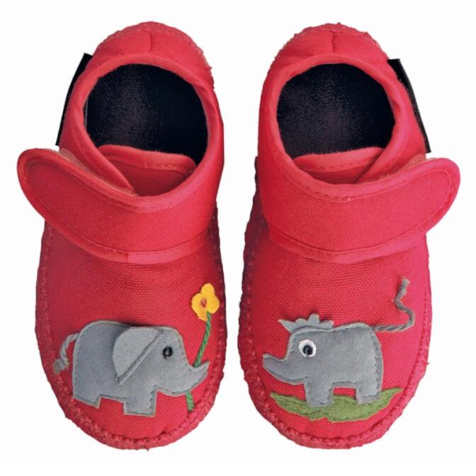 NANGA-Kinder Hausschuhe - Dumbo - rot