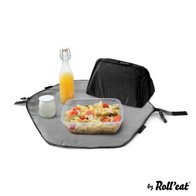 Roll'eat - Eat'n'out Mini Eco Lunchbag, 1.25l schwarz