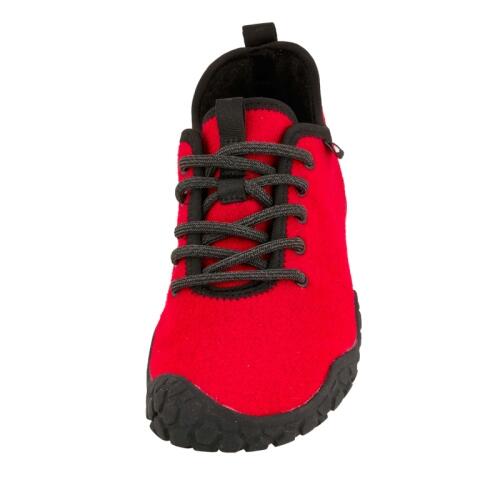 Ballop Sneaker aus Wolle in der Farbe rot frontal