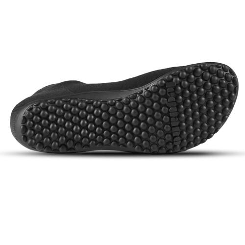 Leguano Classic Sockenschuhe, geschütztes Laufen wie barfuß - schwarz Sohlenansicht