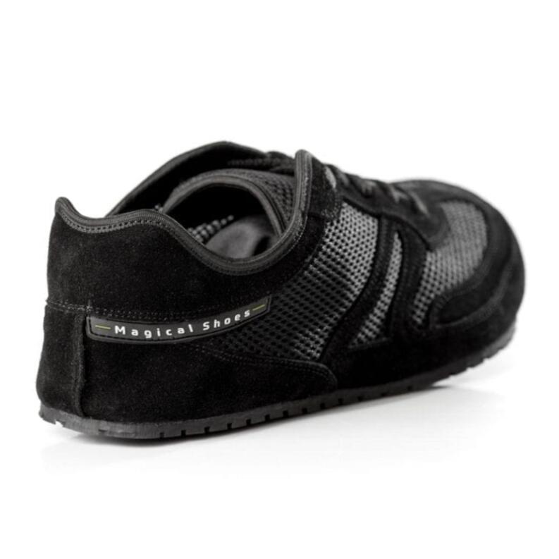 Magical Shoes Receptor Explorer schwarz- ultraleichte Schnür Barfußschuhe