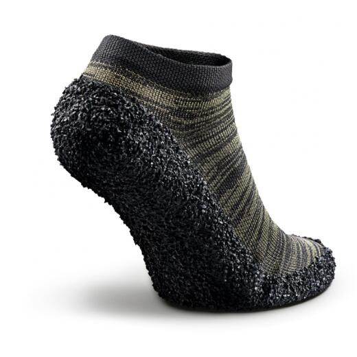 Skinners Socks |Kinder- Barfussschuhe - Socken mit Sohlen und Zehenschutz - olive green