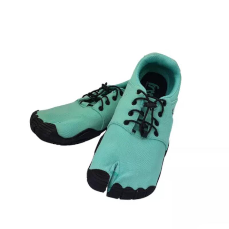 Freet Leap 2- Sneaker mit ausgearbeiteten Zehen (4+1) in mintgrün schräg
