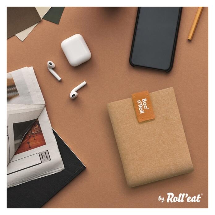 Roll′eat nachhaltige Pausenbrot-Verpackung - brown